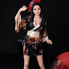 現実的な大人の性の人形168cmの小さい間抜けの日本の女の子愛人形