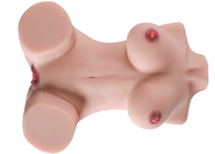 実質の膣の半分サイズの性の人形完全で柔らかいTPE大きい胸の脂肪質のろば